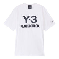 adidas Y-3 NBHD Logo T-shirt 'Core White' JX7449