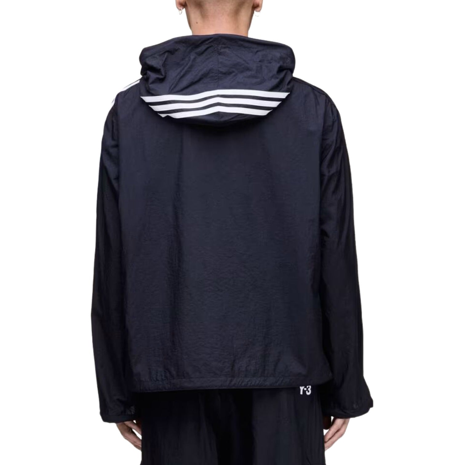 adidas Y-3 Nylon Wired 3 Stripes Track Top 'Black' KF1085