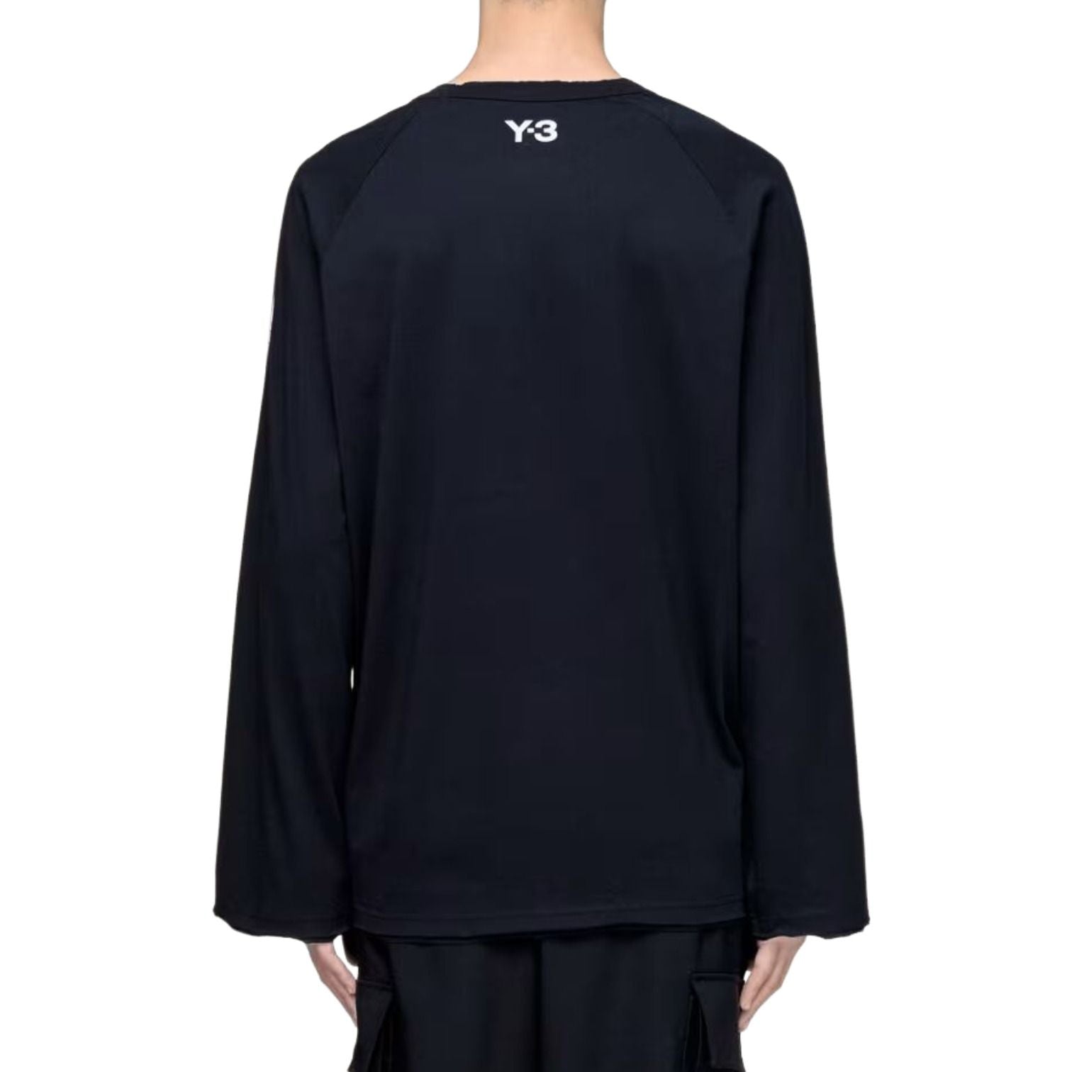 adidas Y-3 3-Stripes Long Sleeve T-shirt 'Black' KQ9795