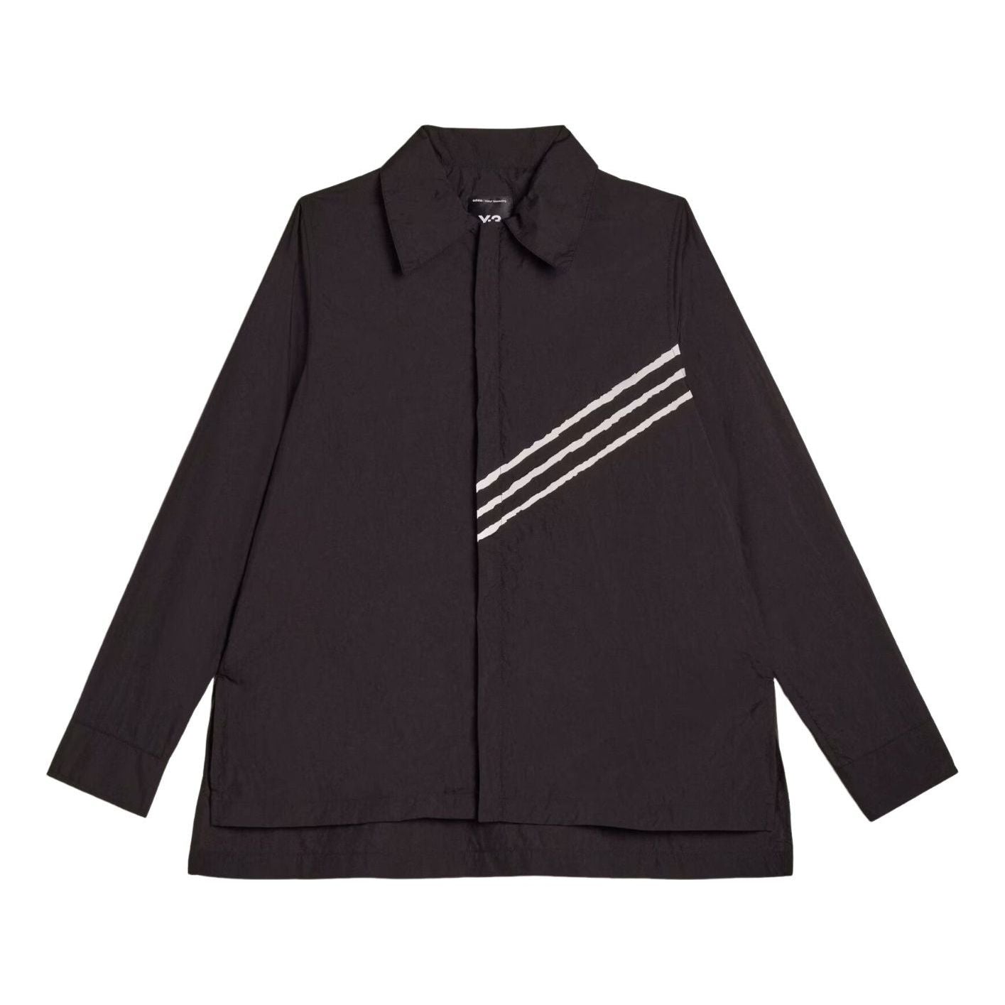 adidas Y-3 Raw Edge 3 Stripes Shirt 'Black' KF1193