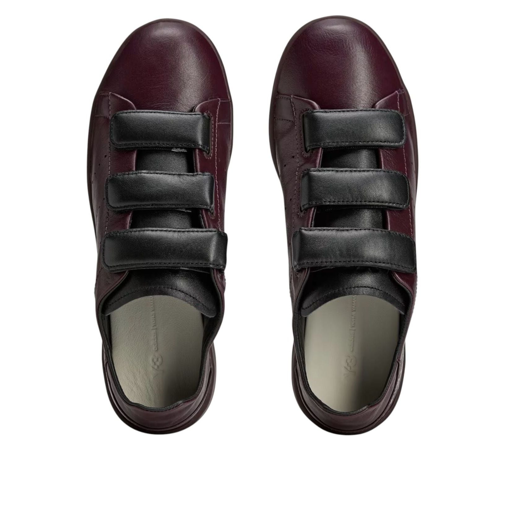 adidas Y-3 Stan Smith Hook-And-Loop 'Shadow Maroon Black' JR6641