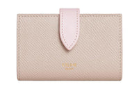 CELINE Grained Calfskin Key Pouch Women's Nude/Pink