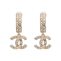 CHANEL Earrings Women's Gold