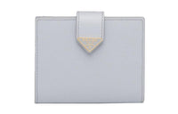 PRADA Saffiano Leather Wallet Women's Blue