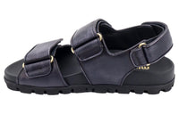 MIU MIU Beach Sandals Women's Black