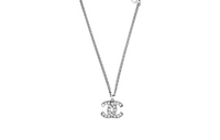 CHANEL Metal Necklaces Women's Silver