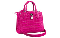LOUIS VUITTON CITY STEAMER Crocodile Leather Crossbody Bag Mini Women's Pink