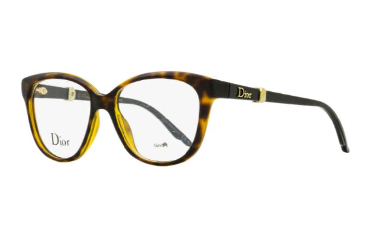 DIOR - Square Eyeglass Frames Women's Tortoiseshell