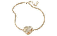 CHANEL Necklaces Women's Gold