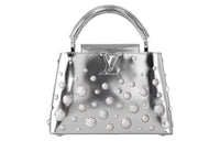 LOUIS VUITTON X Yayoi Kusama Capucines Bb Silver