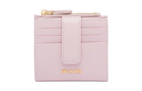 PRADA Saffiano Leather Wallet Women's Pink