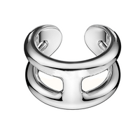HERMES Sterling Silver Rings Women's Silver