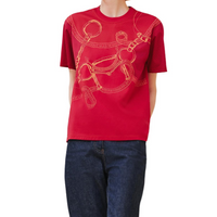 HERMES FW24 T-Shirt Women's Red