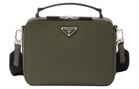PRADA Saffiano Leather Handbag, Shoulder Bag, Crossbody Bag Men's Green