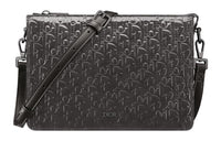 DIOR Oblique Gravity Print Leather Shoulder Bag Crossbody Bag Men's Black