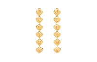 CELINE Cœur CELINE Earrings In Brass With Gold Finish