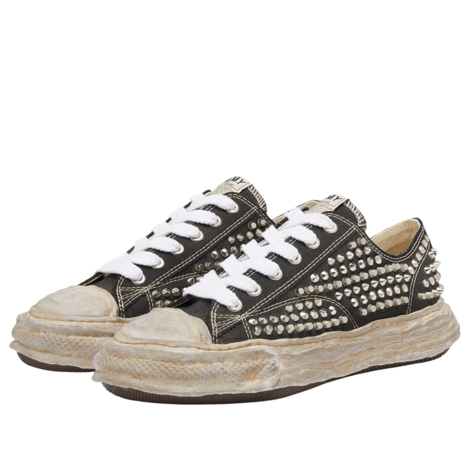 Maison MIHARA YASUHIRO Peterson 23 OG Sole Studded Canvas Low 'Grey' A13FW715-GRY