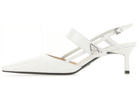 PRADA Slim Heel High Heels 6CM Women's White