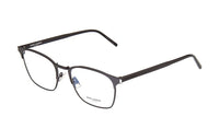 SAINT LAURENT Plate Frame Square Eyeglass Frames Women's Black