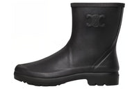 CELINE Triomphe Rain Boots Women's Black