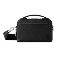 LOUIS VUITTON Cow Leather Shoulder Bag Crossbody Bag Handbag Women's Black