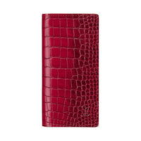 LOUIS VUITTON Leather Trim Wallet Men's Red