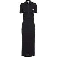 MIU MIU Short-Sleeved Dresses Women's Black