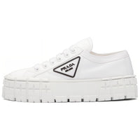 PRADA Low Top Stylish Skateboarding Shoes Women's White