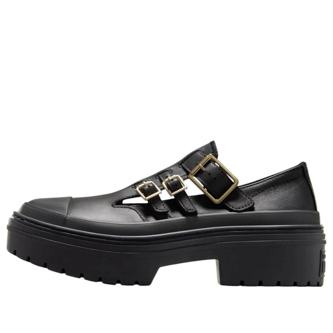 (WMNS) Converse Chuck Taylor All Star Lugged Heel Mary Jane 'Black' A10616