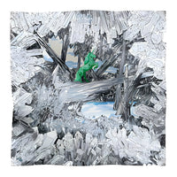 HERMES Silk Scarves Women's Gray