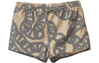 HERMES Casual Shorts Women's Khaki
