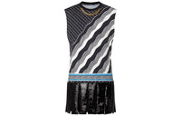 LOUIS VUITTON Sleeveless Dresses Women's Blue