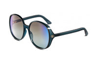 DIOR Acetate Oval Sunglasses Women's Blue