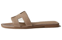 HERMES Slide Slippers Women's Brown