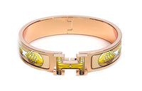 HERMES Bangles Women's Yellow/Gold