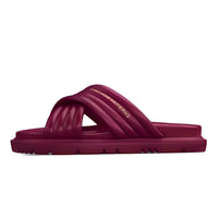 DIOR Odor-Resistant Slide Slippers Women's Dark Purple Red