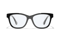 CHANEL Eyeglass Frames Women's Black