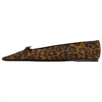 SAINT LAURENT Poppy Square Toe Ballerinas Women's