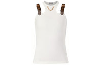 LOUIS VUITTON Eyelet Tab Tank Top