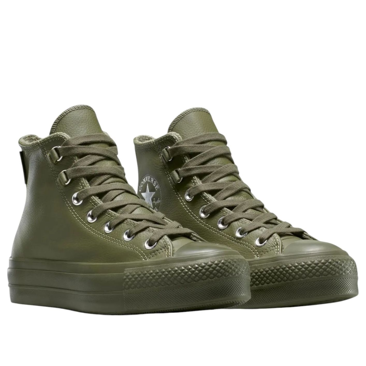 (WMNS) Converse Chuck Taylor All Star Lift Leather High Top 'Utility' A12968C