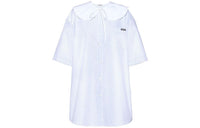 MIU MIU Short-Sleeved Dresses Women's Blue