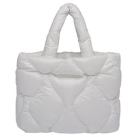 MIU MIU Fabric Tote Bag, Shopping Bag, Shoulder Bag, Handbag Women's White