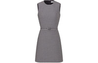 DIOR SS24 Sleeveless Dress Women's Black