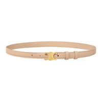 CELINE Small Triomphe Belt In Patent Taurillon