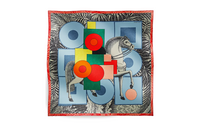 HERMES Silk Scarves Women's Multicolor