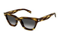 SAINT LAURENT Acetate Bio-Nylon Cat Eye Sunglasses Women's Brown