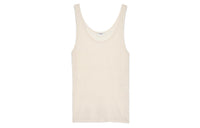 SAINT LAURENT Sleeveless Ribbed Tank Top