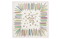 HERMES Silk Scarves Women's Multicolor
