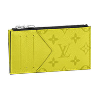 LOUIS VUITTON Coin Card Holder Monogram Bahia Yellow