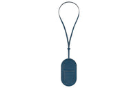 HERMES In The Loop Mysore Goat Skin Pig Nose Cell Phone Pouch Small Size Women's Dark Blue & White